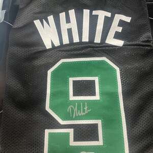 Derrick White Boston Celtics Autographed Black Basketball Jersey